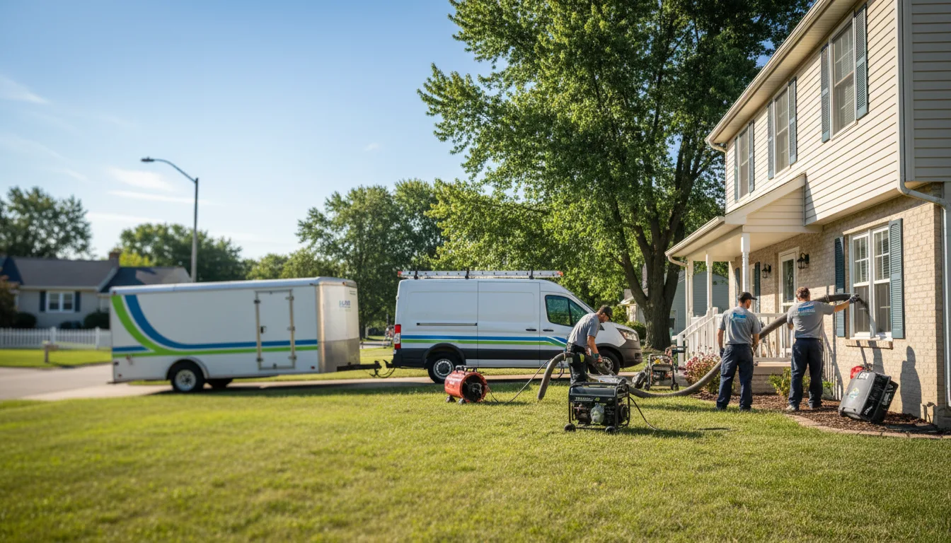 Flooded Basement Restoration And Cleanup With Repair in Saint Stephen, MN near me